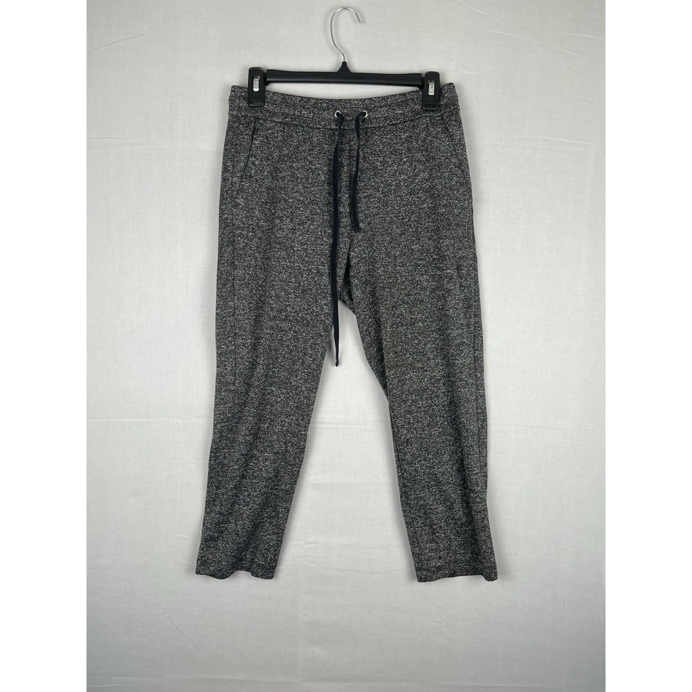 LOFT Petites Lounge Pants Womens SP Gray Marled Drawstring Knit Stretch Casual